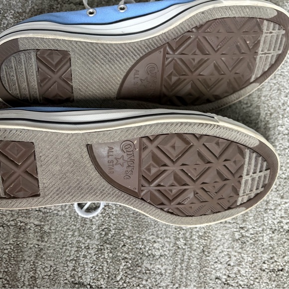 Converse Chuck Taylor All Star Canvas Light Blue and White Sneakers - Picture 2 of 2